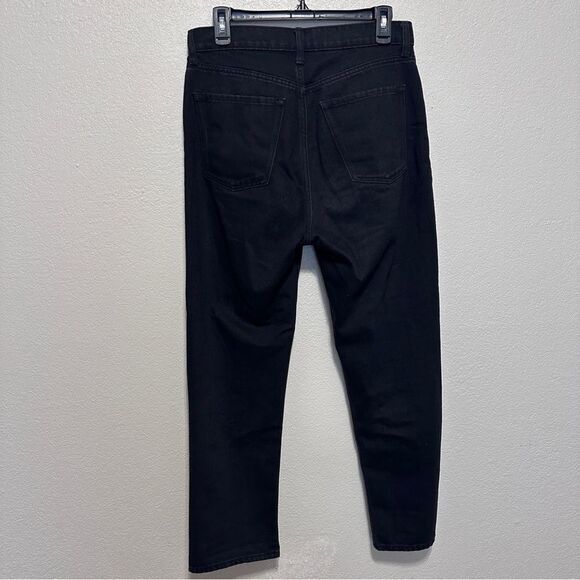 Old Navy Sky-Hi Straight Extra High Rise Distressed Jean - Picture 6 of 9